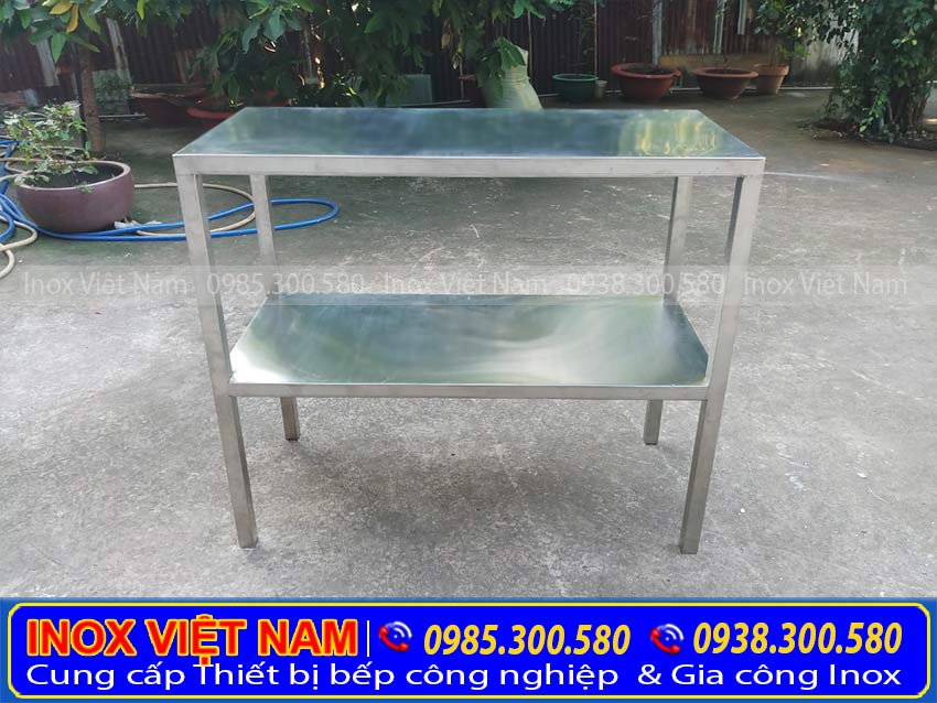 giá kệ bếp 2 tầng inox 304