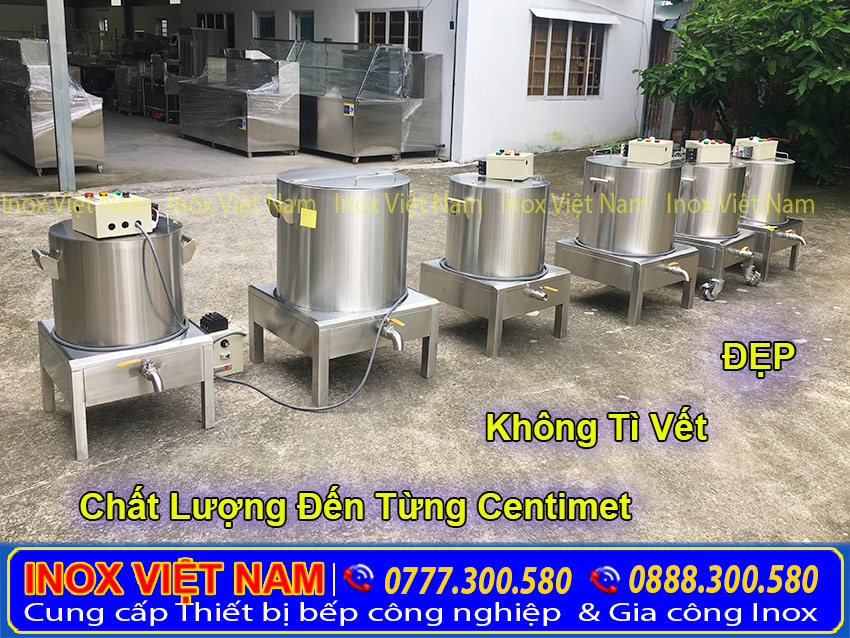 nồi nấu phở bằng điện đẹp chất lượng tại Bếp Inox Việt Nam