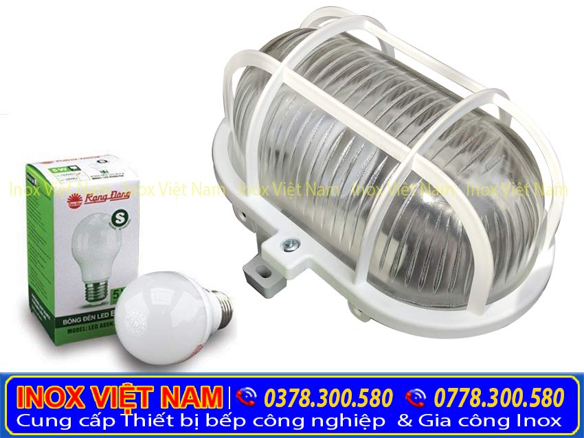 Chụp hút khói inox, Đèn chiếu sáng inox, motor quạt hút khói chất lượng cao sản xuất Inox Việt Nam.