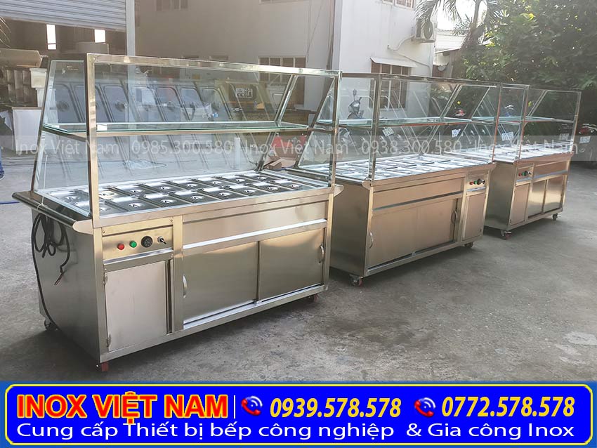 Địa chỉ mua tủ hâm nóng thức ăn công nghiệp.