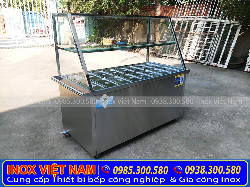 tủ giữ nóng thức ăn 16 khay