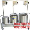 Bộ nồi nấu phở bằng điện 20L - 50L - 70L sản xuất inox cao cấp, có độ bền cao, chịu nhiệt tốt sản xuất tại Bếp Inox Việt Nam.