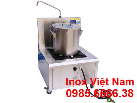 Nồi nấu phở dùng ga, nồi nấu phở bằng ga, nồi nấu hủ tiếu bằng ga sản xuất Bếp Inox Việt Nam.