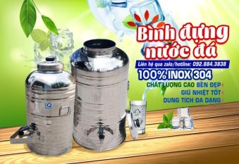 Có nên đầu tư bình đá inox thay thế thùng đá thông thường?