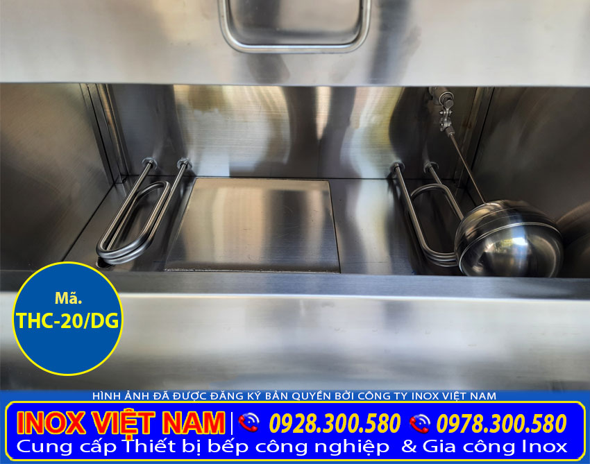 Thanh nhiệt và phao đo mực nước tủ nấu cơm công nghiệp, tủ hấp cơm ga và điện 20 kg.