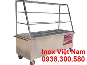 Mẫu quầy giữ nóng thức ăn, tủ giữ nóng thức ăn sản xuất Inox Việt Nam.
