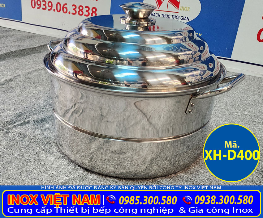 Xửng Hấp Inox 304 Size 400 XH-D400