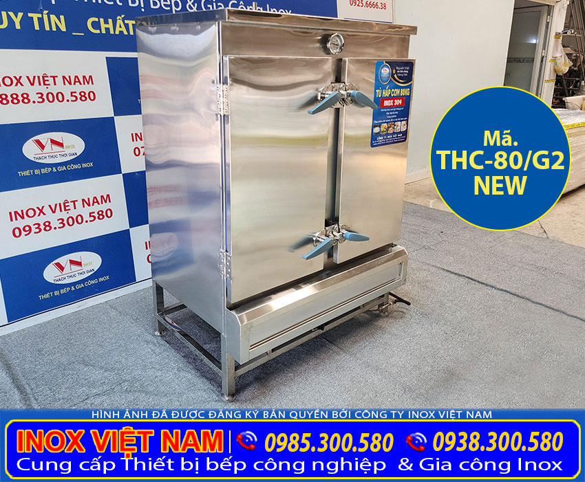 Tủ Nấu Cơm 80Kg Bằng Gas THC-80/G2